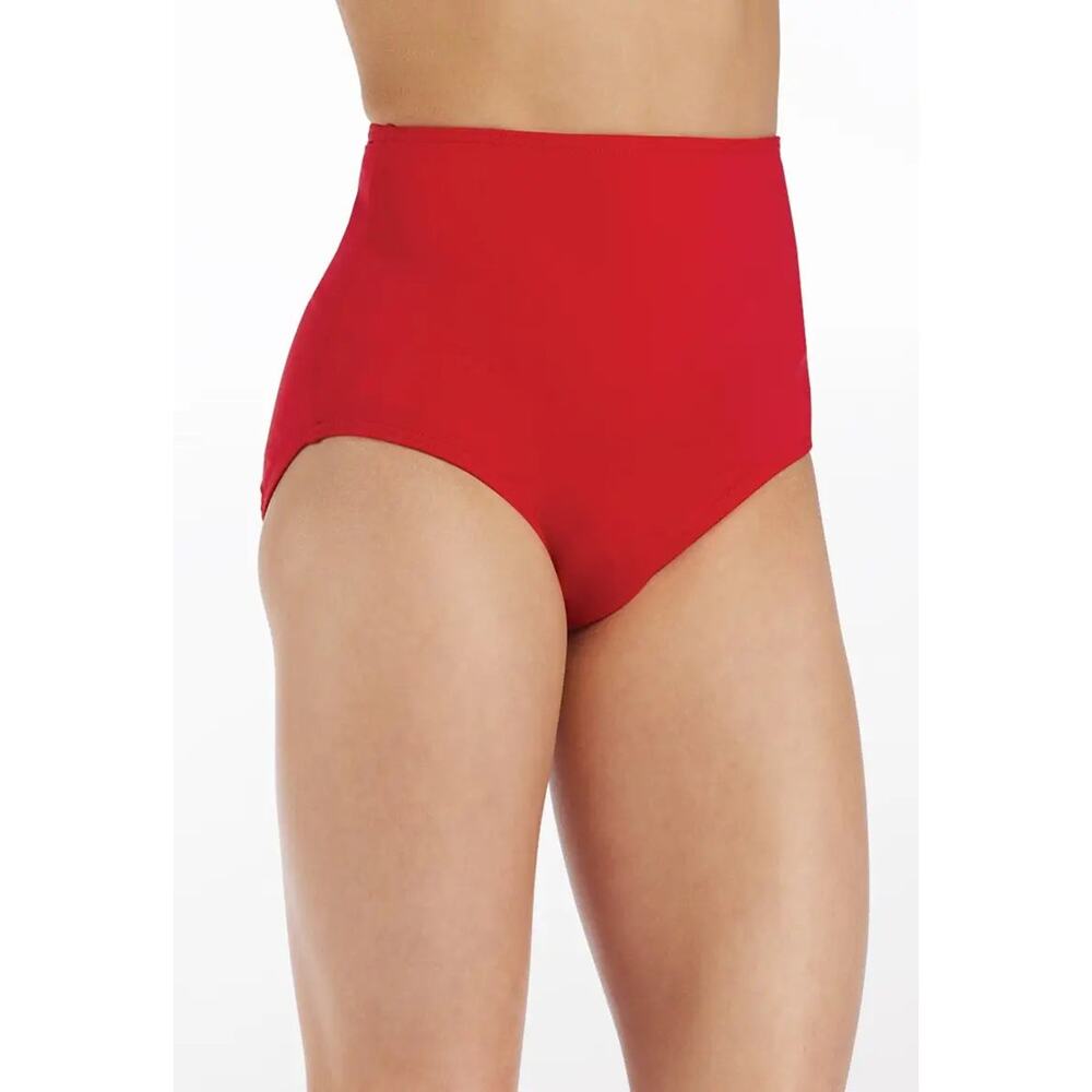 Dance Trunks Briefs Weissman MT200 Small Adult Red Jazz Gymnastic Shorts Costume